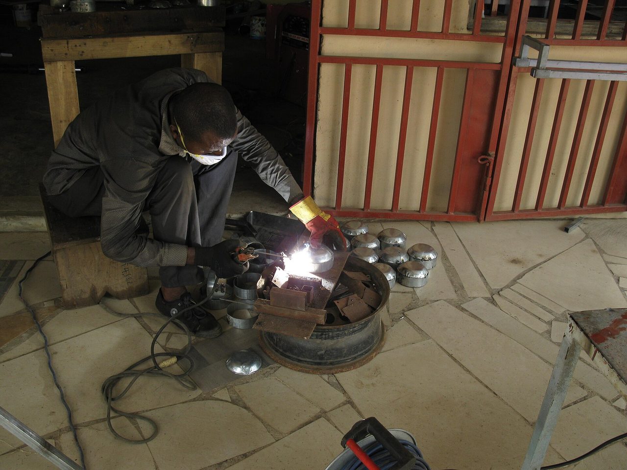 Saldatura professionale in officina