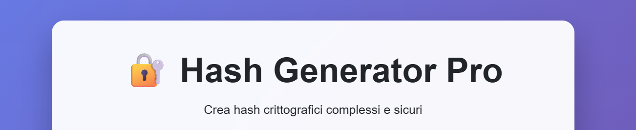 Hash Generator